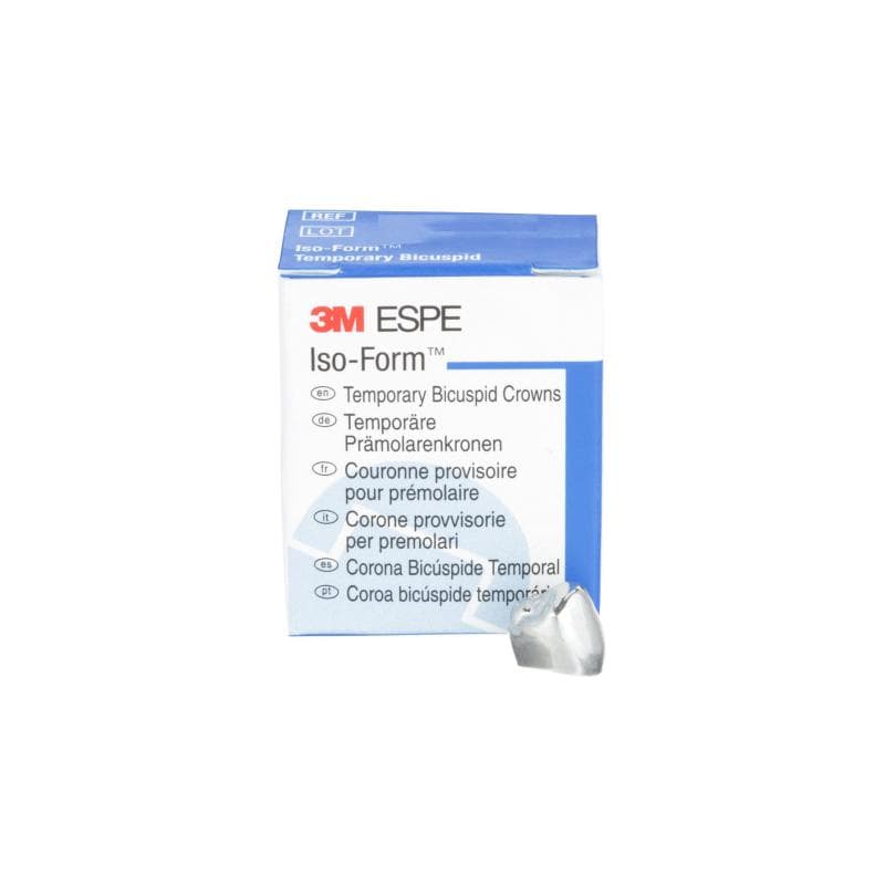 3M™ Iso-Form™ Temporary Bicuspid Crowns U44 Upper Right First Bicuspid 5 Crowns