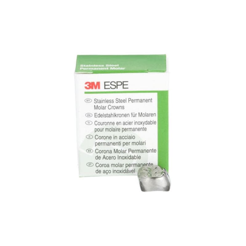 3M™ Stainless Steel Permanent Molar Crowns 6-LL-4